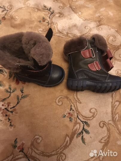 Ботинки кожа,новые
