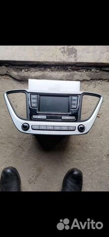 Штатная магнитола на hyundai solaris 2018