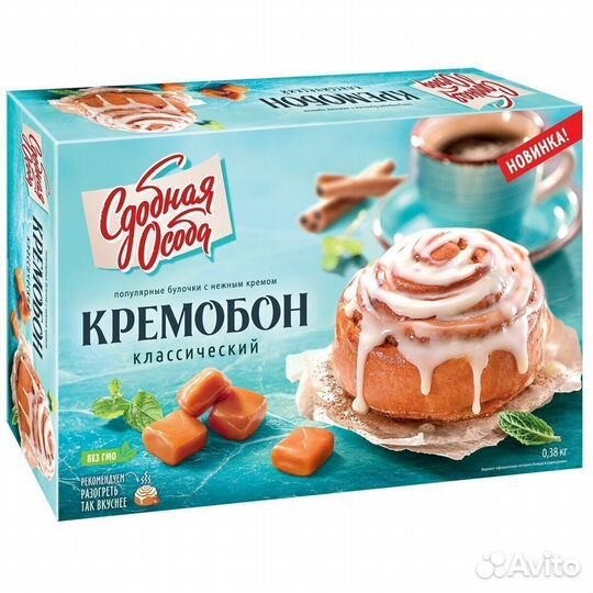 Опт - Булочки Сдобная Особа Кремобон Классическ