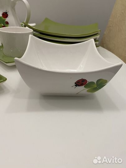Набор керамической посуды infinity «Божья коровка»
