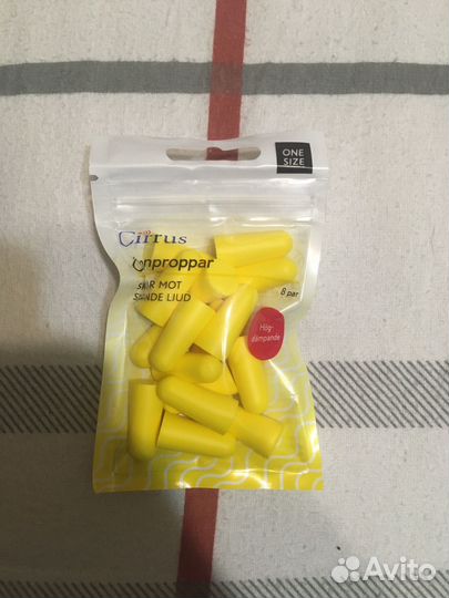 Беруши шведские профессиональные 8 пар