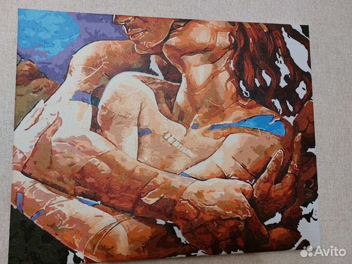 Картина львы и пара