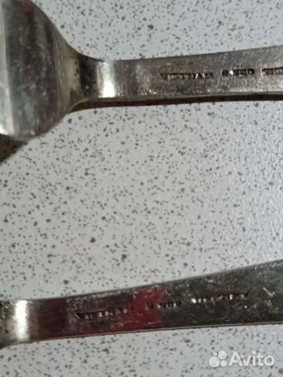 Набор вилок серебро