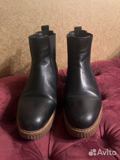 Ботинки челси женские натуральная кожа