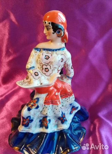 Фарфор СССР Цыганка Аза Коростень