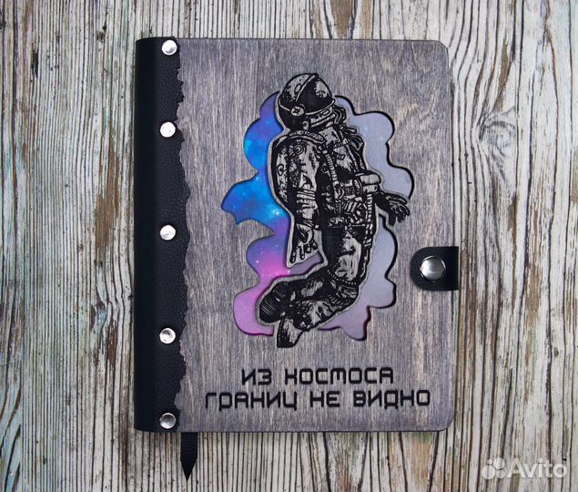 Блокнот ежедневник из дерева