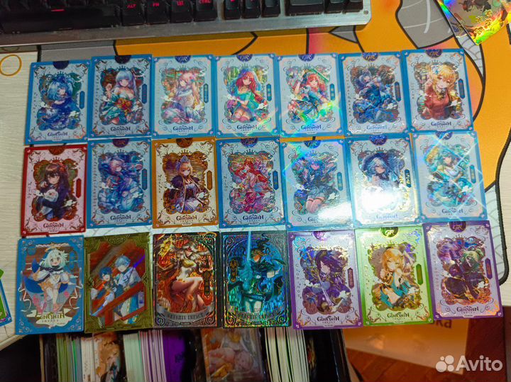 Коллекционные карточки геншин импакт