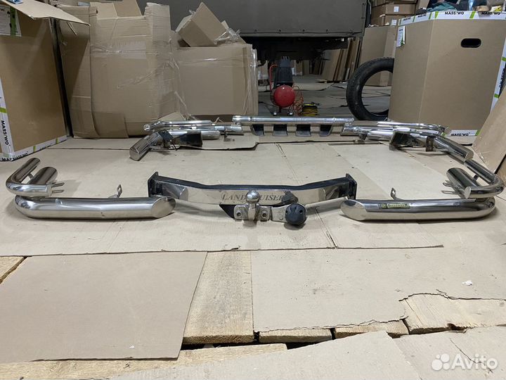 Хромированный обвес land cruiser 200