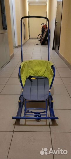 Детские санки в отличном состоянии