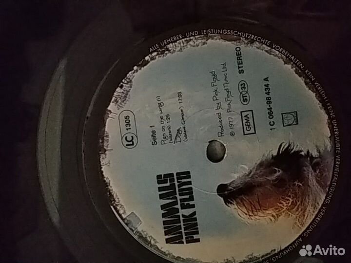 Lp Pink floyd animals