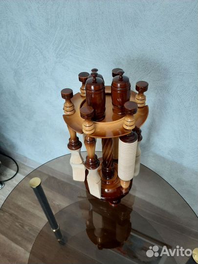 Набор из натурального дерева для кухни