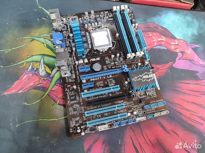 Материнская плата asus P8H77-V LE, LGA 1155, Intel