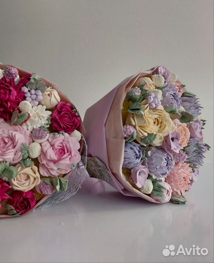 Букеты из зефира ручной работы