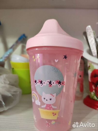 Поильник бутылочки кружка непроливайка