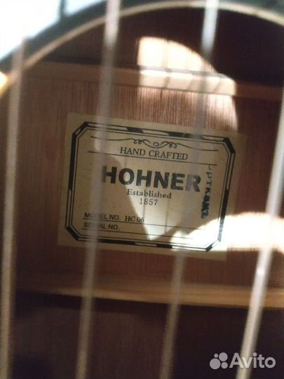 Классическая гитара hohner