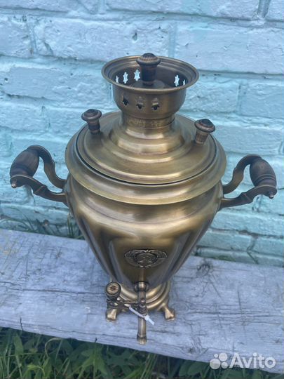 Самовар рюмка. Патина