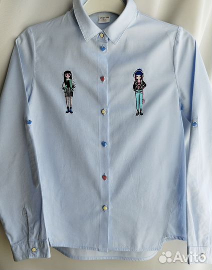 Рубашка школьная 146 O'Stin