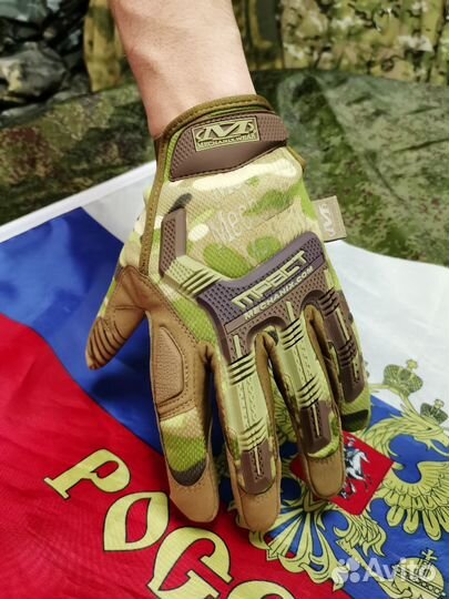 Тактические перчатки Mechanic M-Pact мультикам