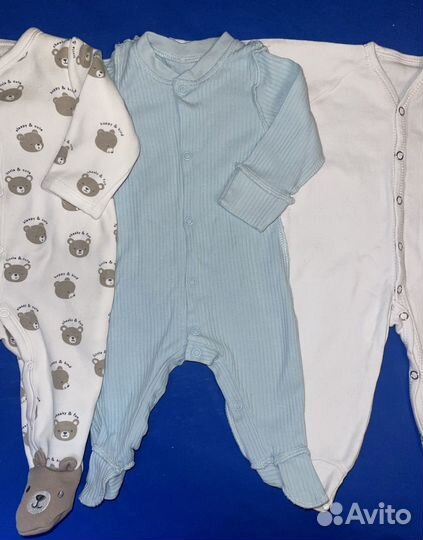 Слипы комбинезоны для новорожденного размер 56