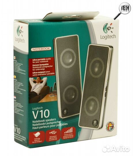 Колонки Портативные USB-колонок Logitech V10