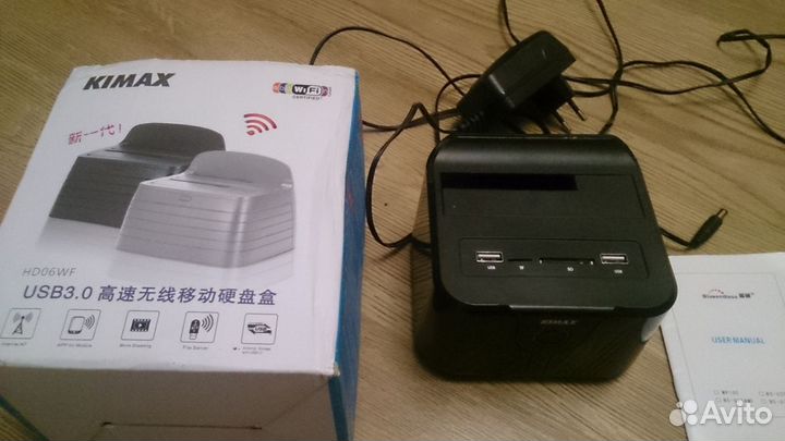 Док-станция kimax для ж.д с SD/TF кардрид, Wi-Fi