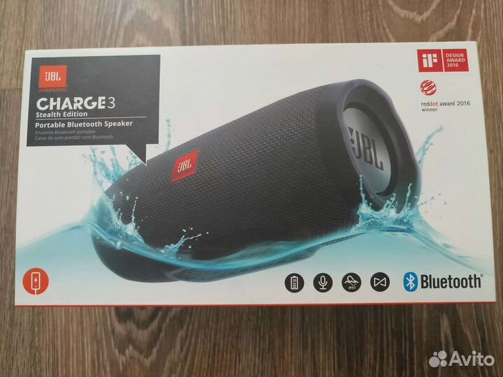 Коробка от JBL Charge 3 se
