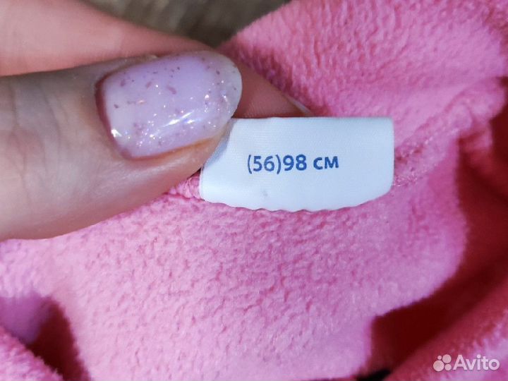 Флисовый комбинезон 86 92