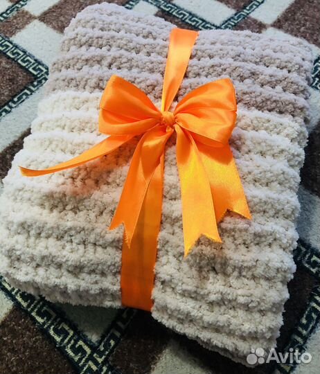 Плед детский плюшевый ручная работа