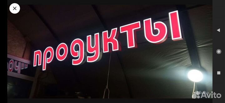 Буквы продукты