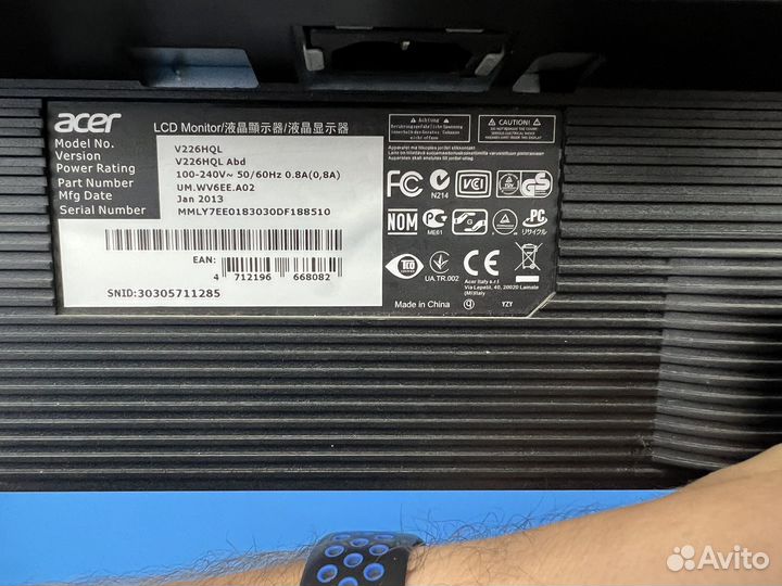 Монитор Acer 21.5 ЖК