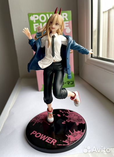 Аниме фигурка Пауэр «Человек бензопила» оригинал