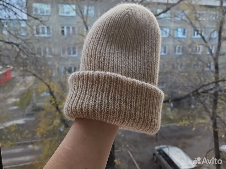 Шапка женская вязаная ручная работа