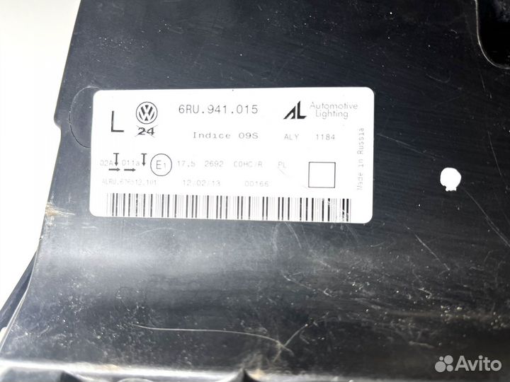 Фара левая VW Polo 5