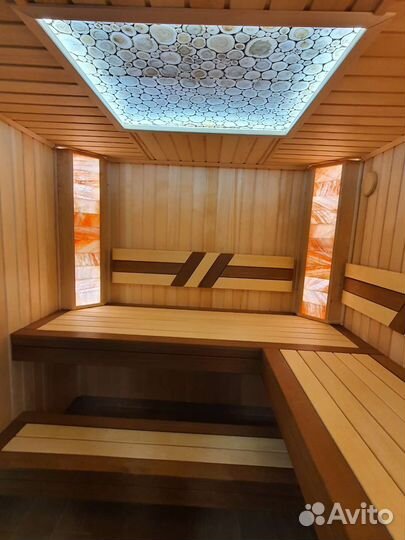 Абажур для бани/сауны с гималайской солью