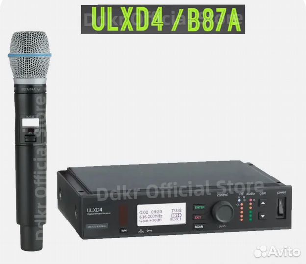 Shure Ulxd Beta 87 Ulxd4-B87a bodypack