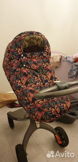 Зимний кит на коляску stokke