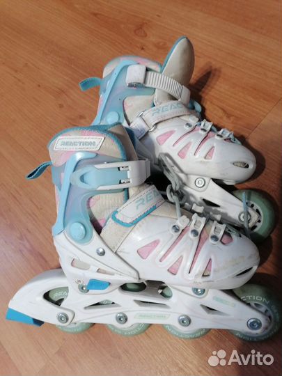 Роликовые коньки детские раздвижные reaction Galax