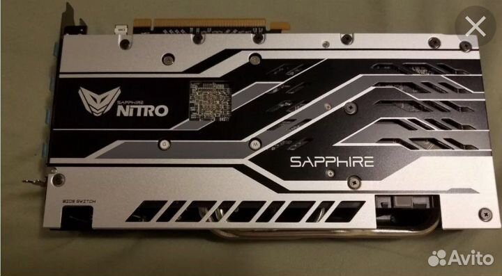 Видеокарта rx580 8gb sapphire nitro +