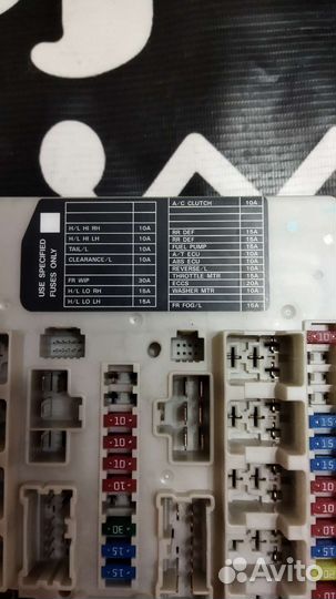 Блок предохранителя подкапотный Nissan 284b7cy01d