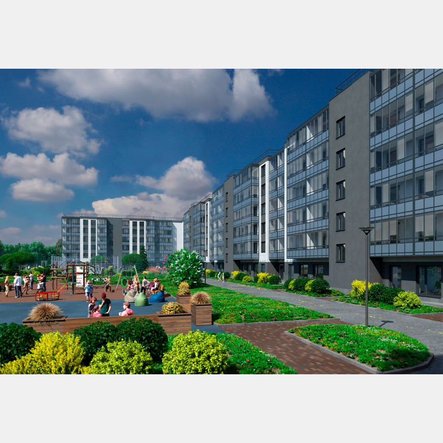 1-к. квартира, 39,9 м², 2/6 эт.