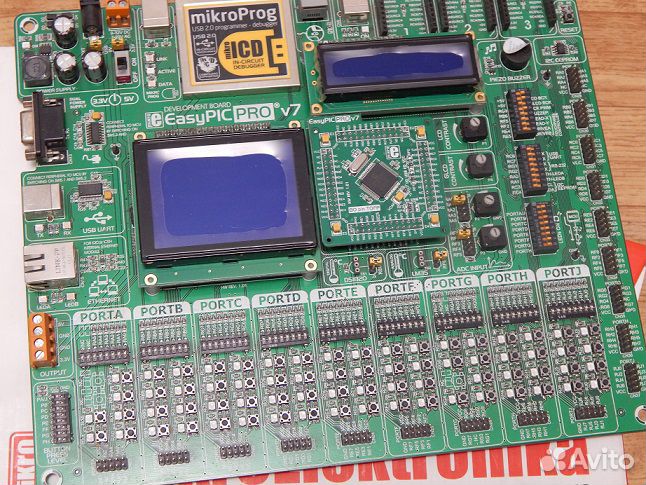 Mikroe-995, easypic PRO v7,отладочная плата