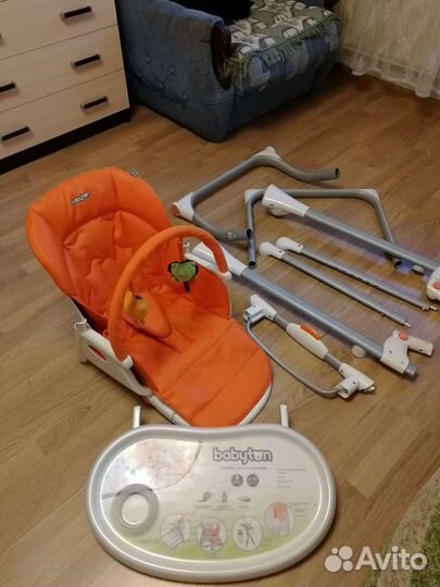 Стульчик для кормления babyton 2 в 1