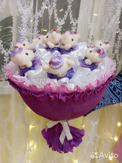 Букет из мишек