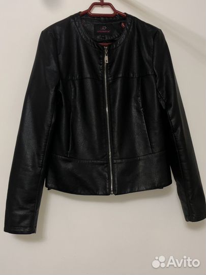 Куртка кожаная женская XL размер