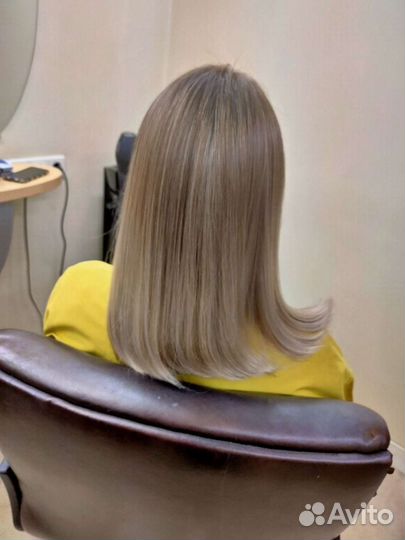 Окрашивание волос.Прикорневой обьем. Биозавивка