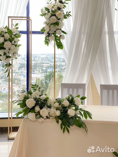 Оформление зала для свадьбы