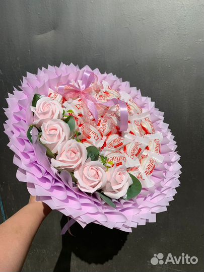 Сладкие букеты из конфет