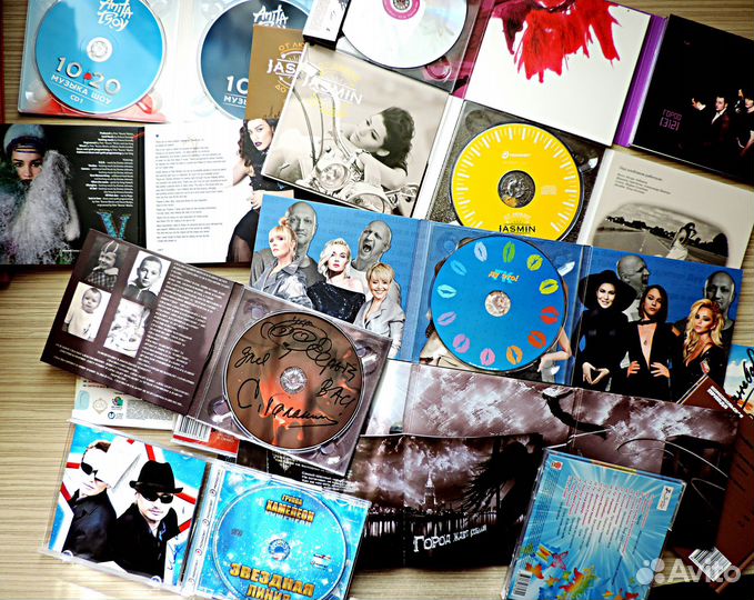 Сd c автографами:Джокер,Цой,Город 312,Трофим