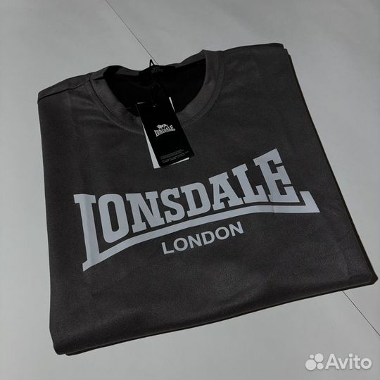 Футболка Lonsdale Big Logo Gray