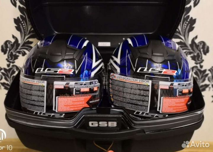 Кофр GSB на мотоцикл под 2 шлема